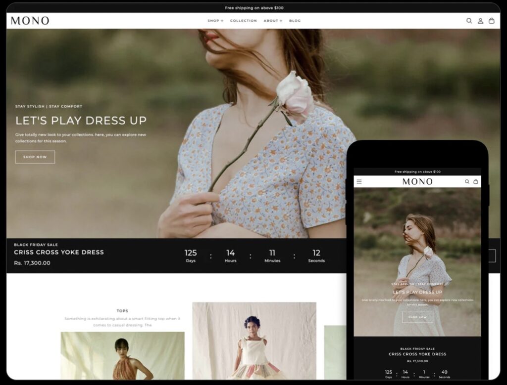 Theme Shopify Mono