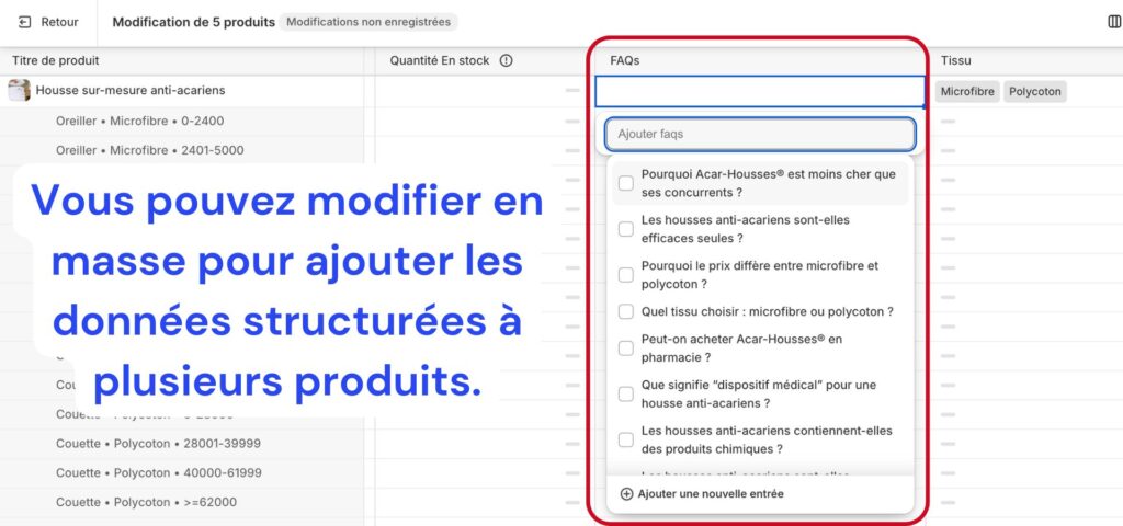 JSON-LD FAQ validé par l’outil Google
