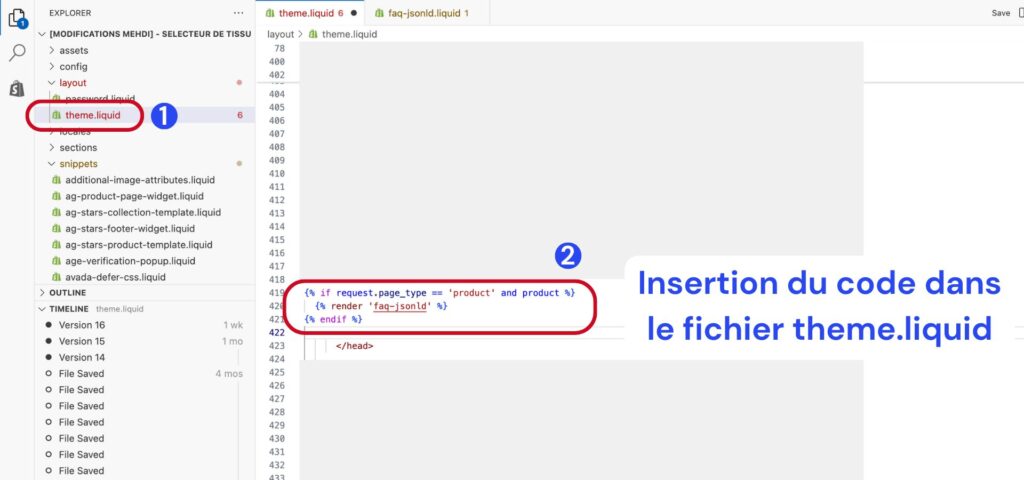 FAQ Shopify codée pour référencement enrichi sur Google