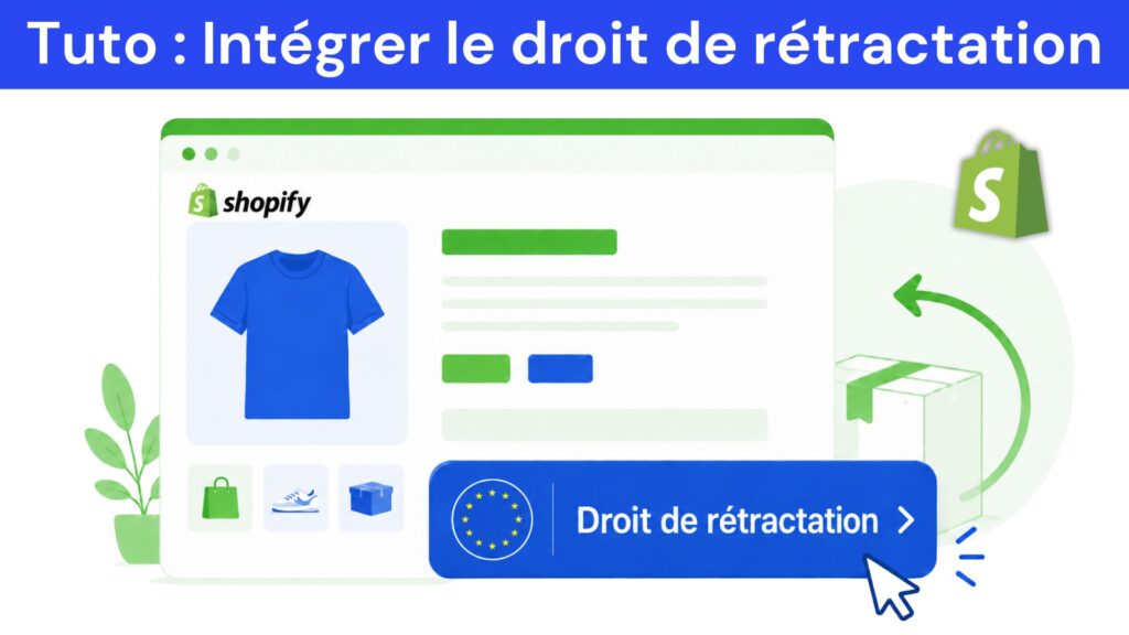 Tuto Intégrer le droit de rétractation shopify