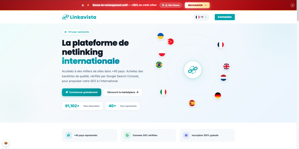 plateforme achat de lien Linkavista
